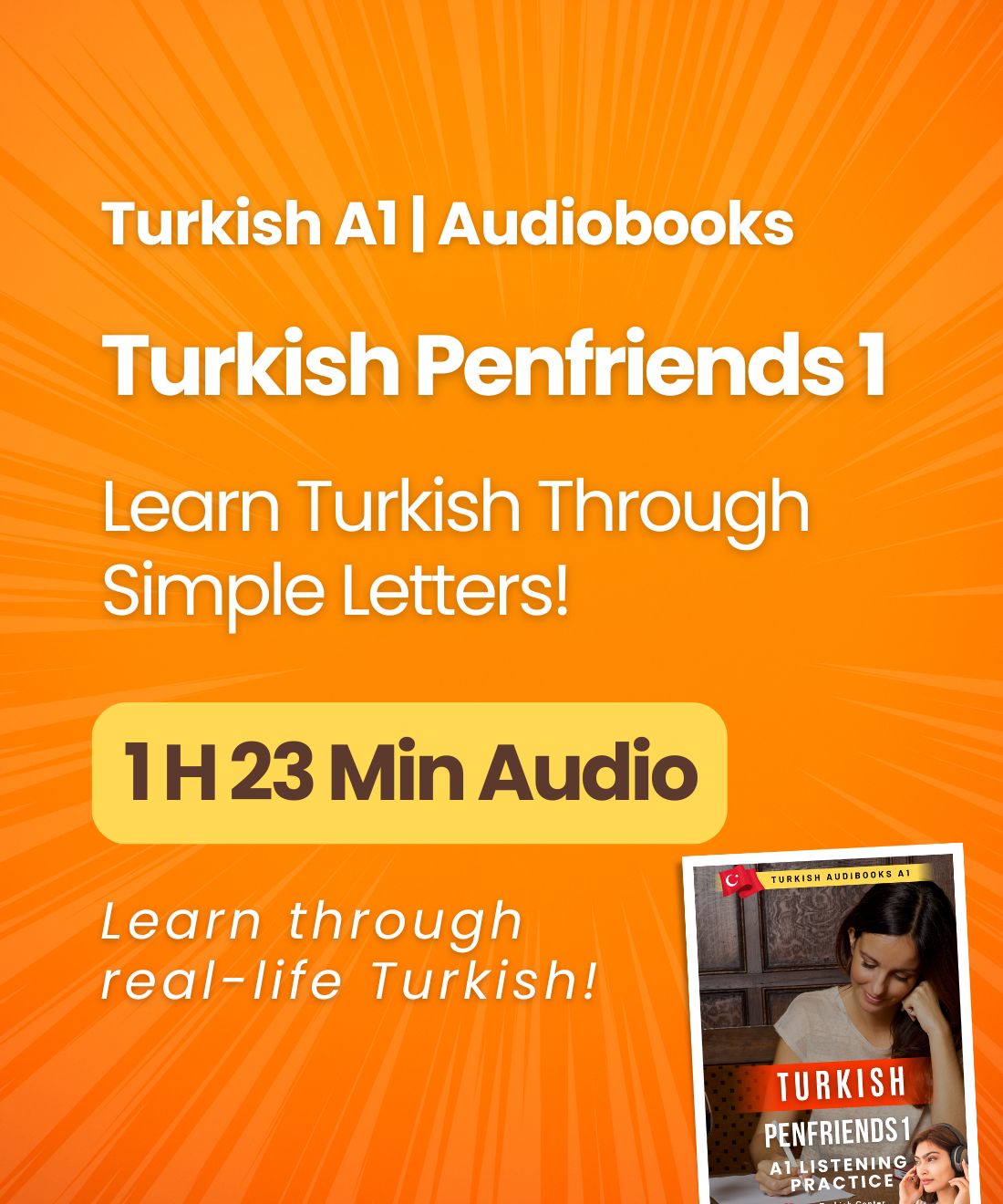 Turkish A1 Audiobooks Bundle | Complete Listening, Reading & Speaking Practice for Beginners