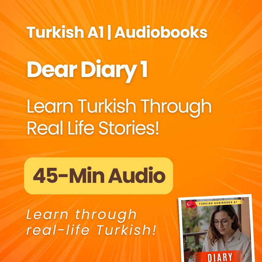 Turkish A1 Audiobooks Bundle | Complete Listening, Reading & Speaking Practice for Beginners