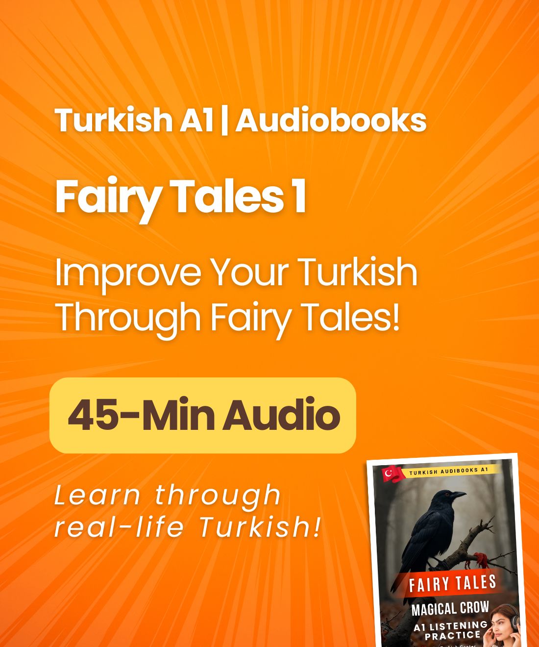 Turkish A1 Audiobooks Bundle | Complete Listening, Reading & Speaking Practice for Beginners