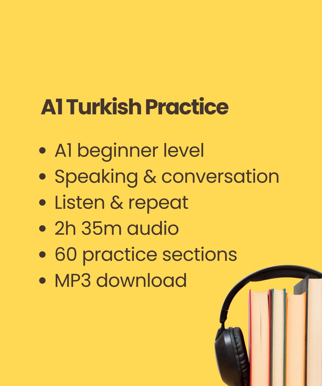 Turkish Conversation Practice Course 1 A1 – Listen, Repeat & Speak Turkish