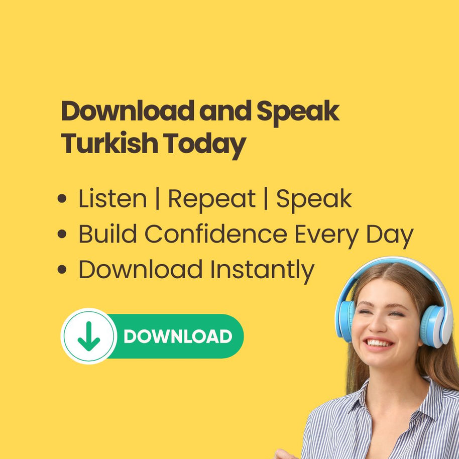 Turkish Conversation Practice Course 1 A1 – Listen, Repeat & Speak Turkish