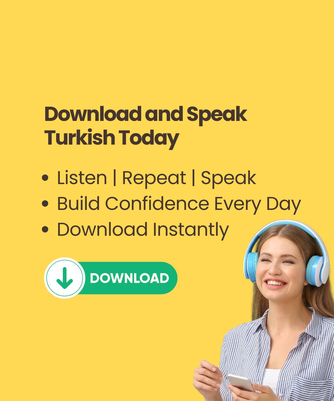 Turkish Conversation Practice Course 1 A1 – Listen, Repeat & Speak Turkish
