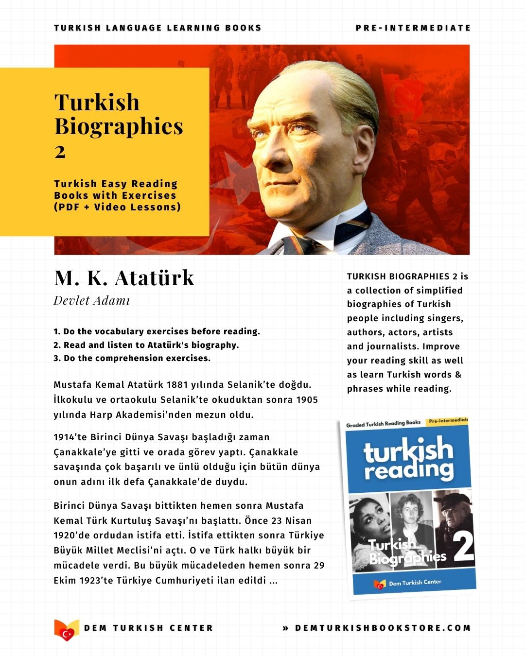 turkish reading books - biographies 2