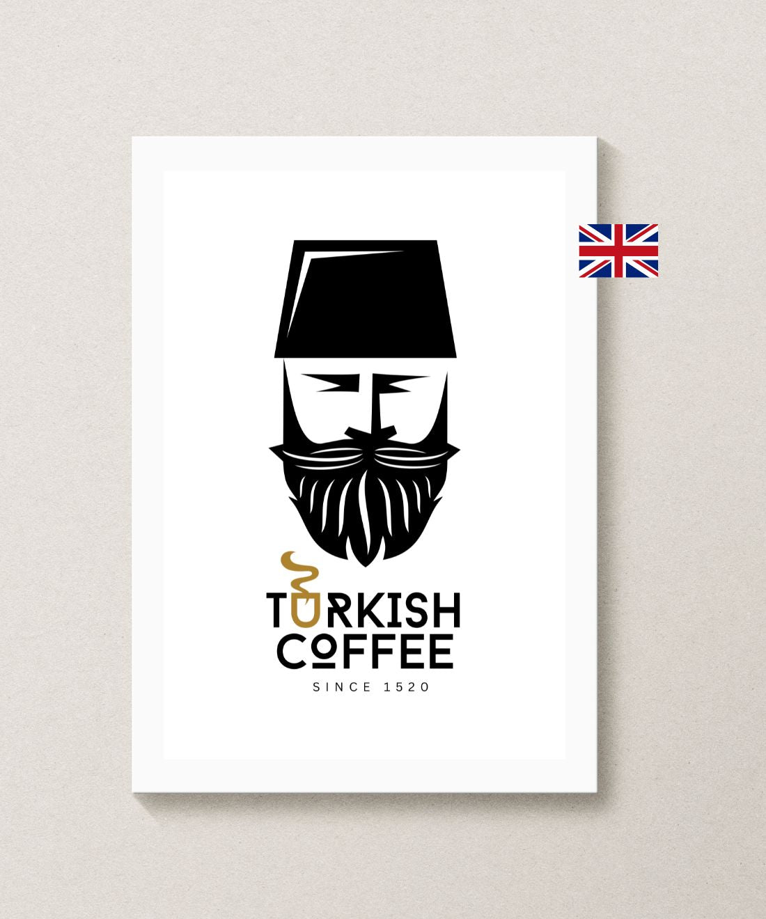 turkish coffee posters - black