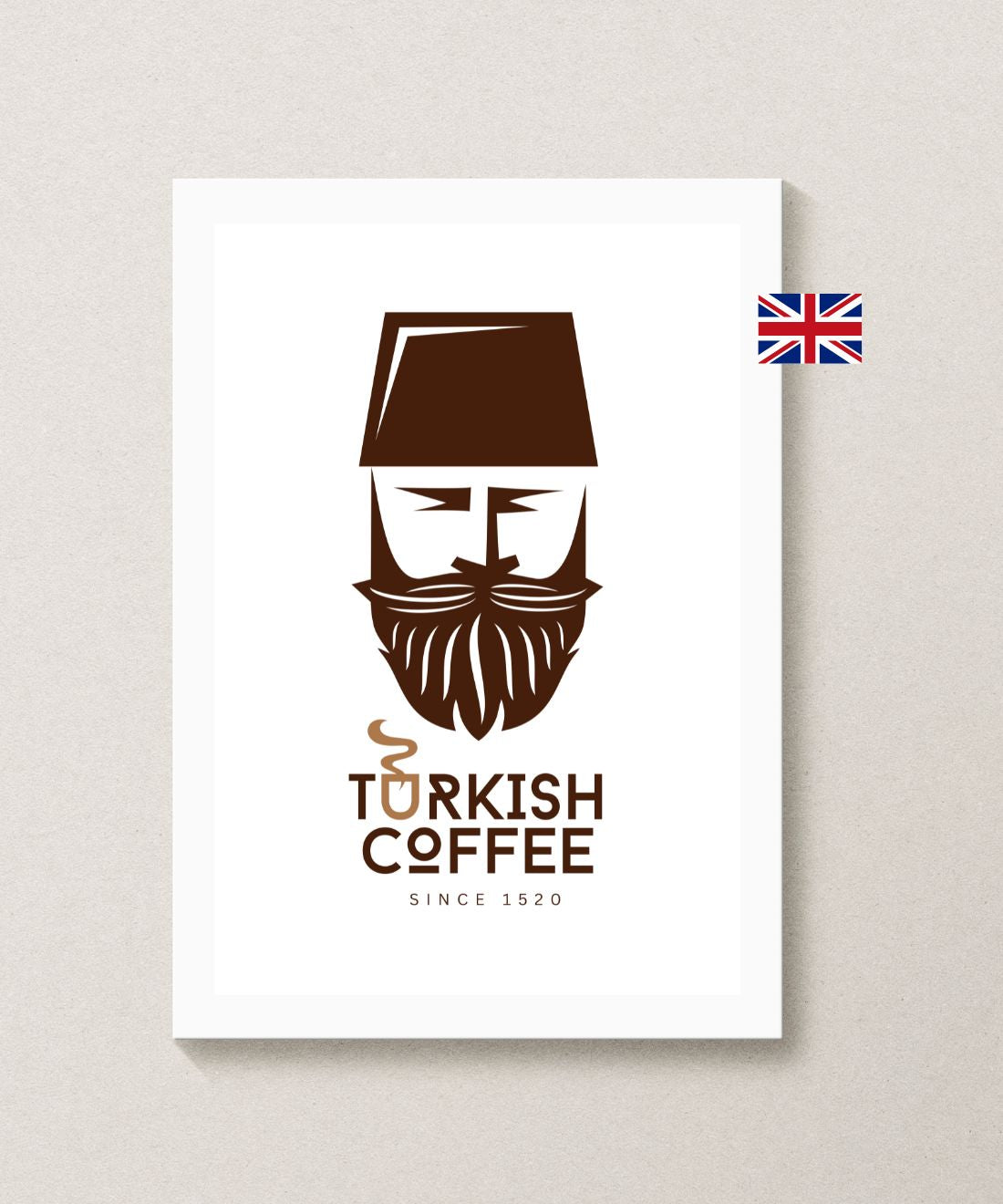turkish coffee posters - brown