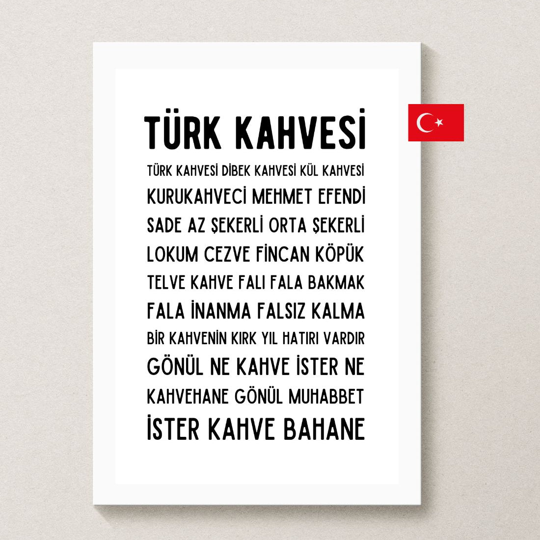 turkish coffee poster 