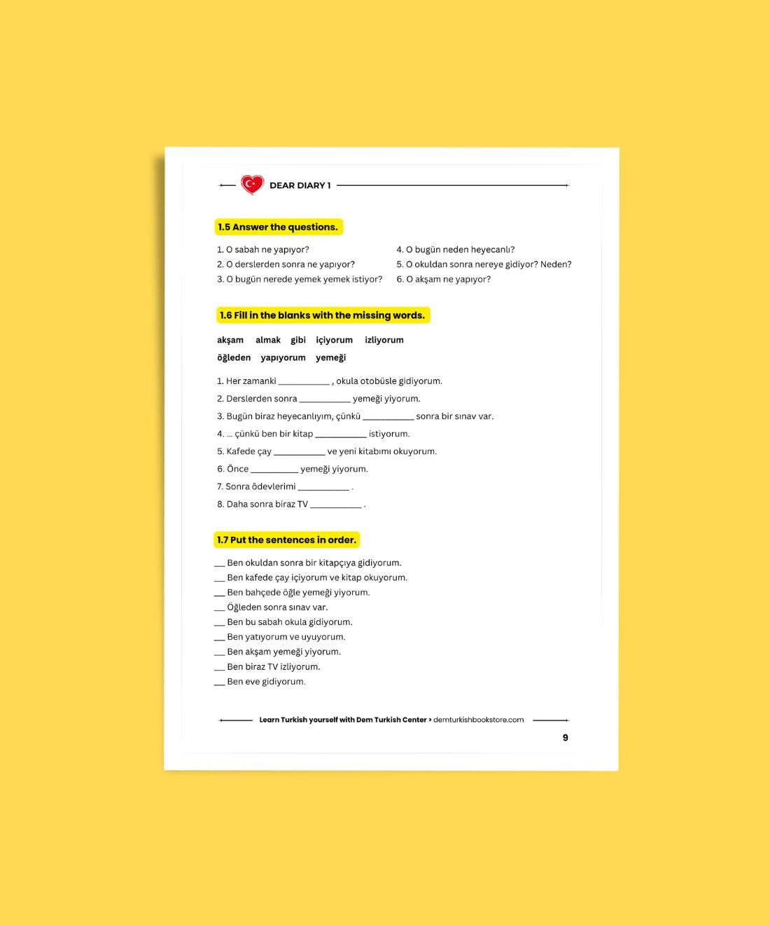 Turkish Diaries 1 A1