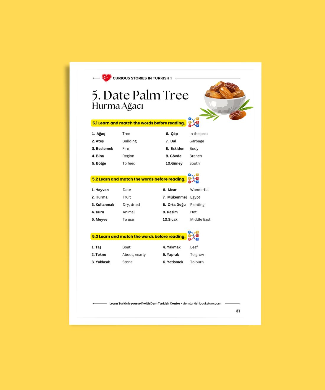 Curious Stories in Turkish 1 - A1 Level Easy Readers With Audios