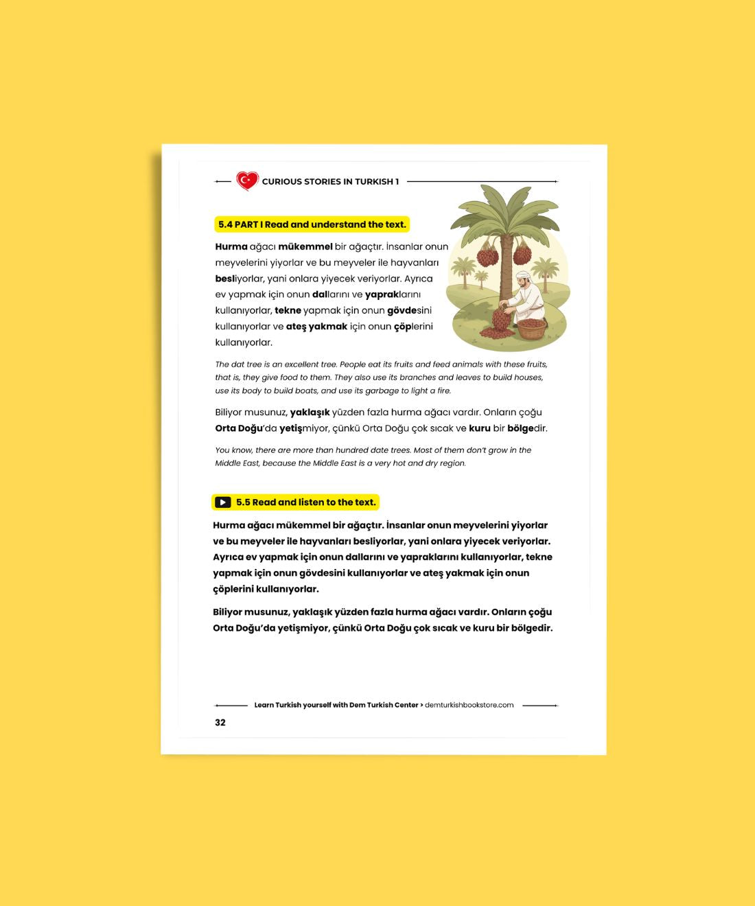 Curious Stories in Turkish 1 - A1 Level Easy Readers With Audios