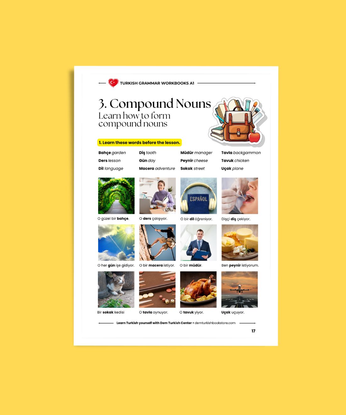 a1 turkish grammar book 