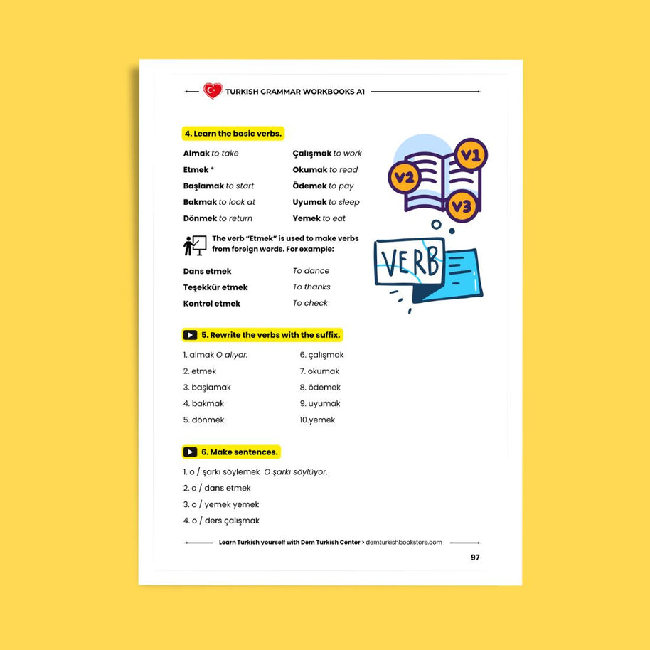 turkish grammar a1 book