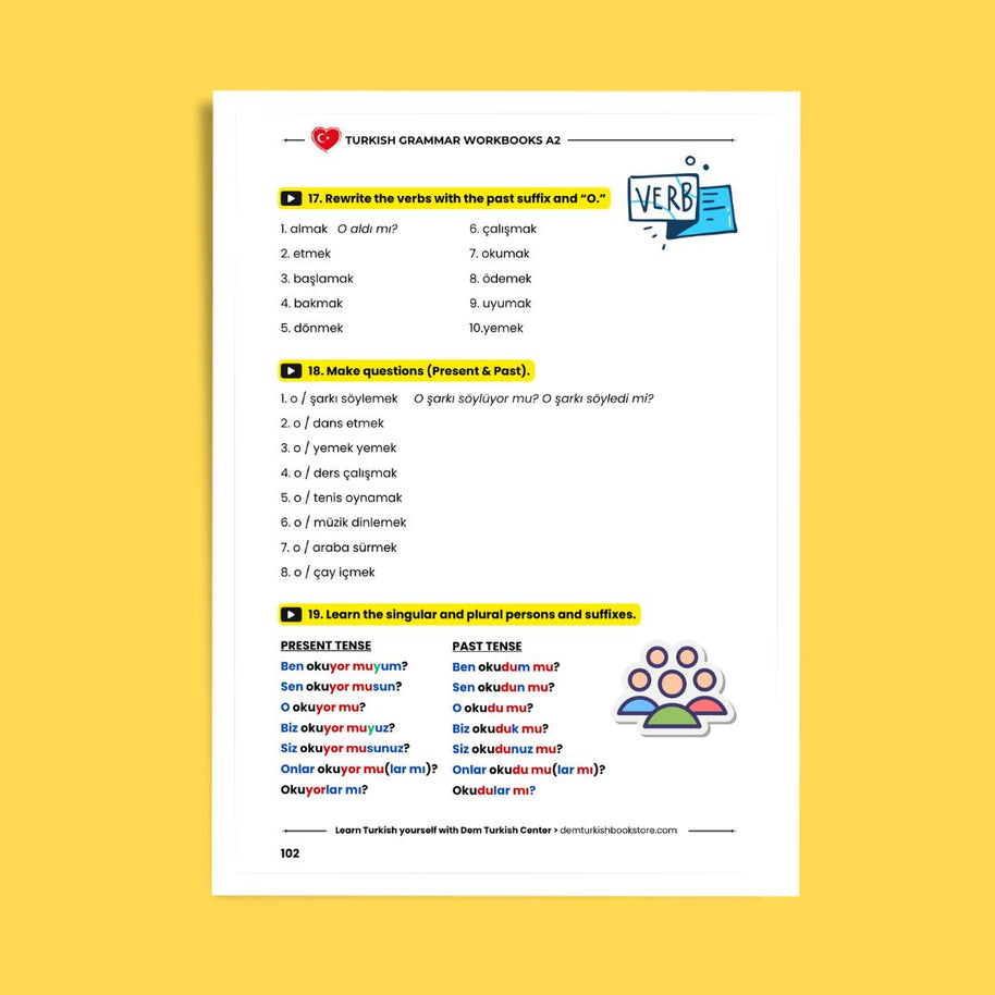Turkish Grammar Workbooks A2