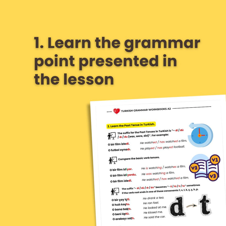 Turkish Grammar Workbooks A1