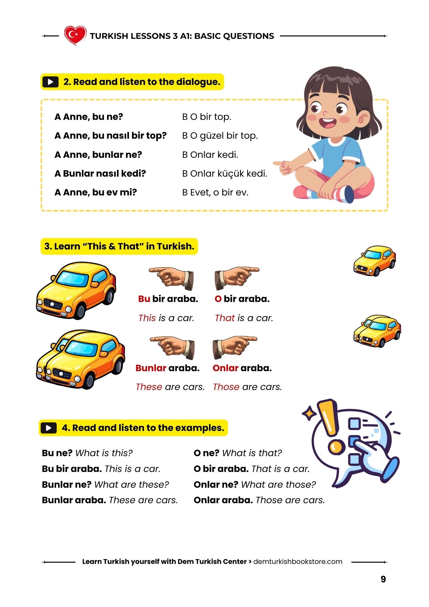 Turkish Lessons A1/3: Basic Questions