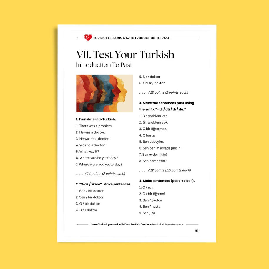 Turkish Lessons A2/4: Introduction To Past Tense