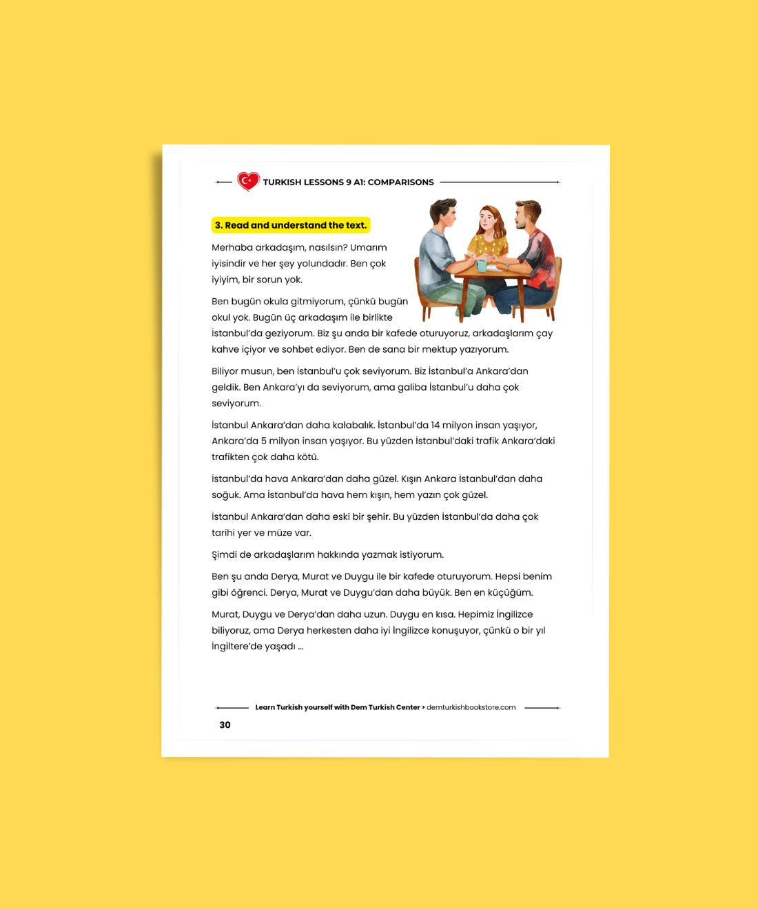 Turkish Lessons A1/9: Comparison in Turkish