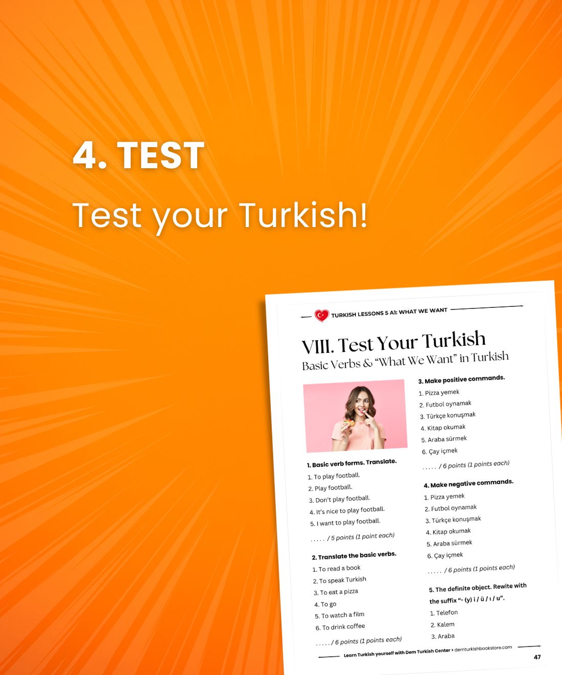 Turkish Language A1 Lessons Bundle: Complete Beginner Turkish Course (Zero / A1 to A2)