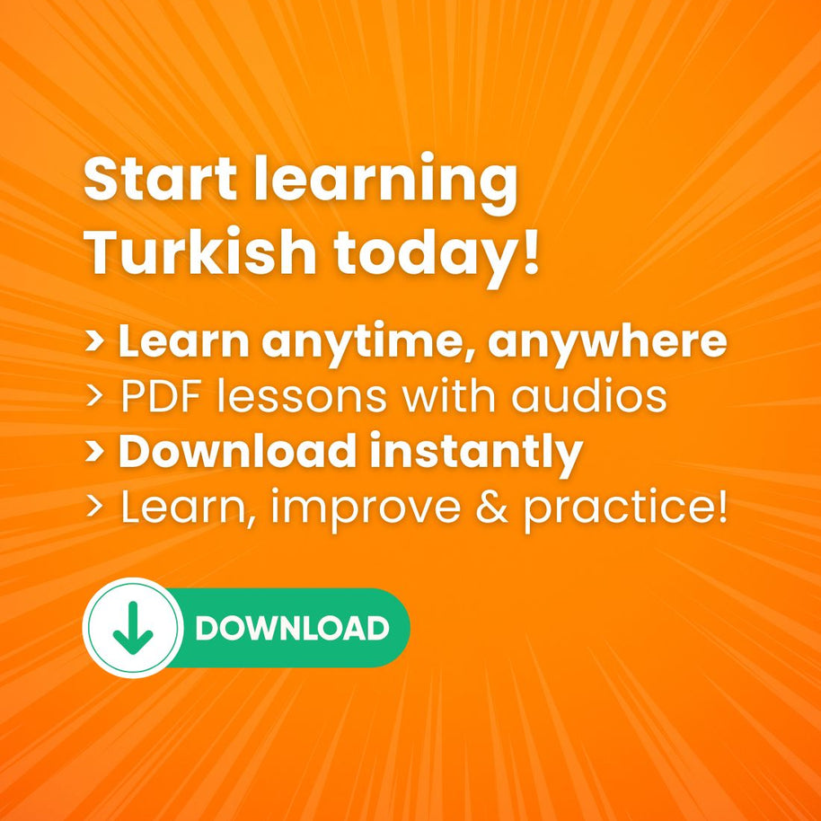 Turkish Language A1 Lessons Bundle: Complete Beginner Turkish Course (Zero / A1 to A2)