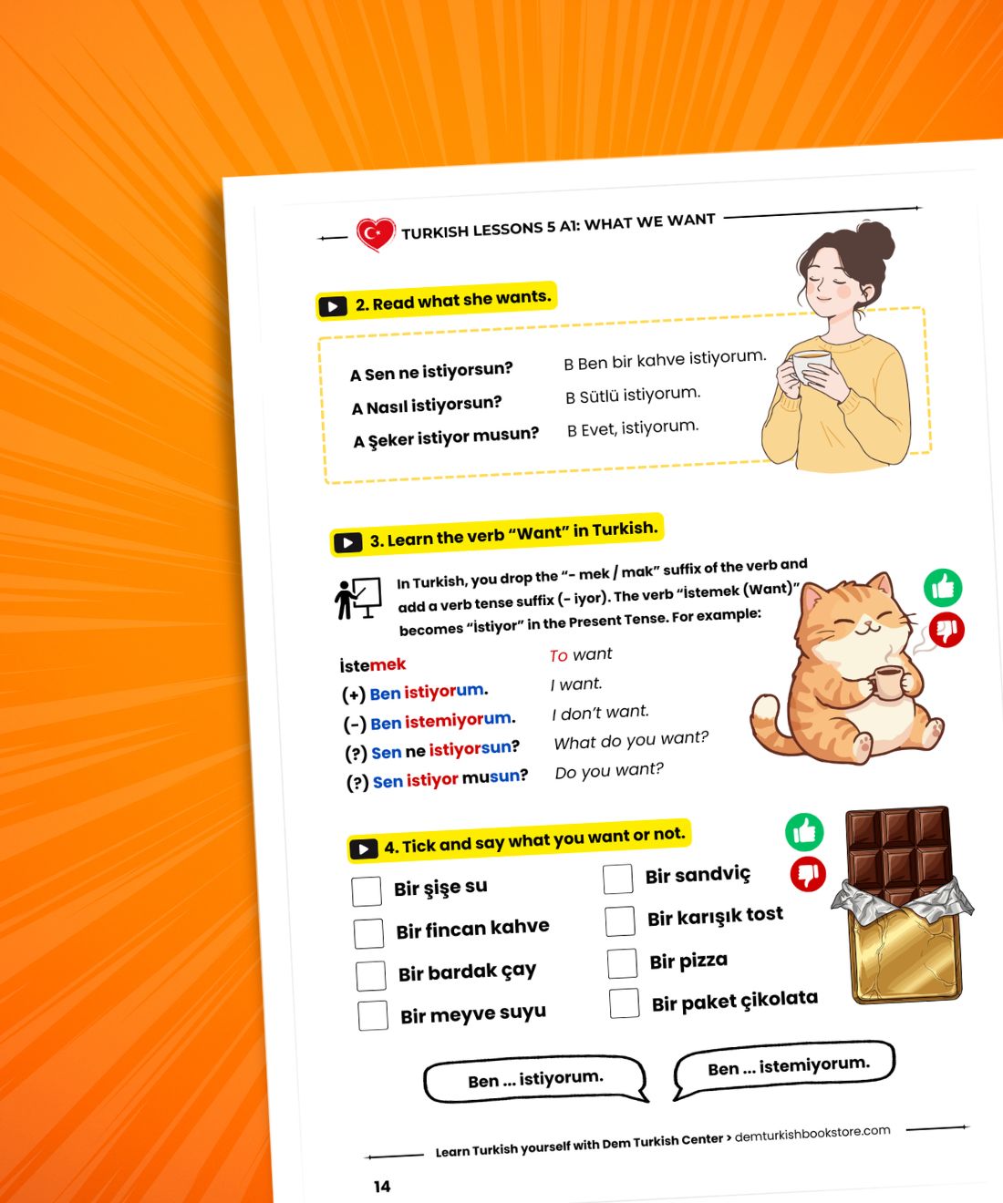 Turkish Language A1 Lessons Bundle: Complete Beginner Turkish Course (Zero / A1 to A2)