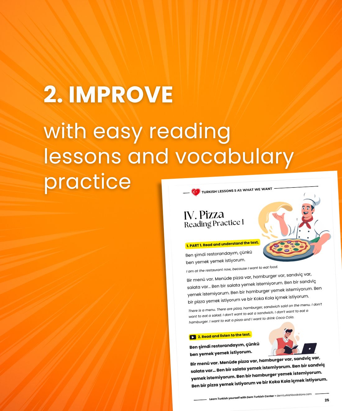 Turkish Language A1 Lessons Bundle: Complete Beginner Turkish Course (Zero / A1 to A2)