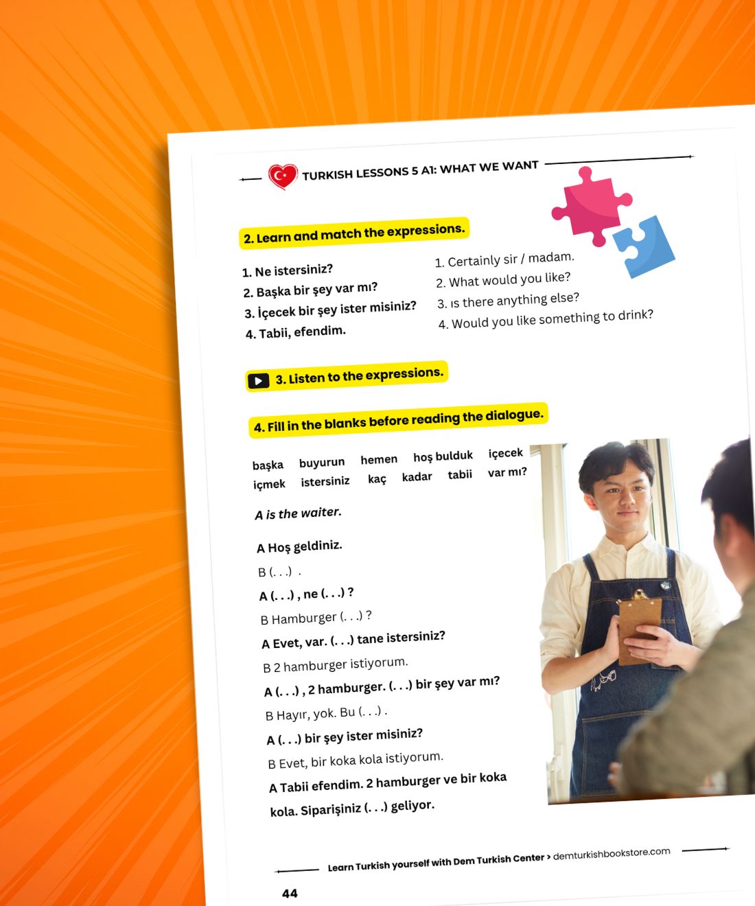 Turkish Language A1 Lessons Bundle: Complete Beginner Turkish Course (Zero / A1 to A2)