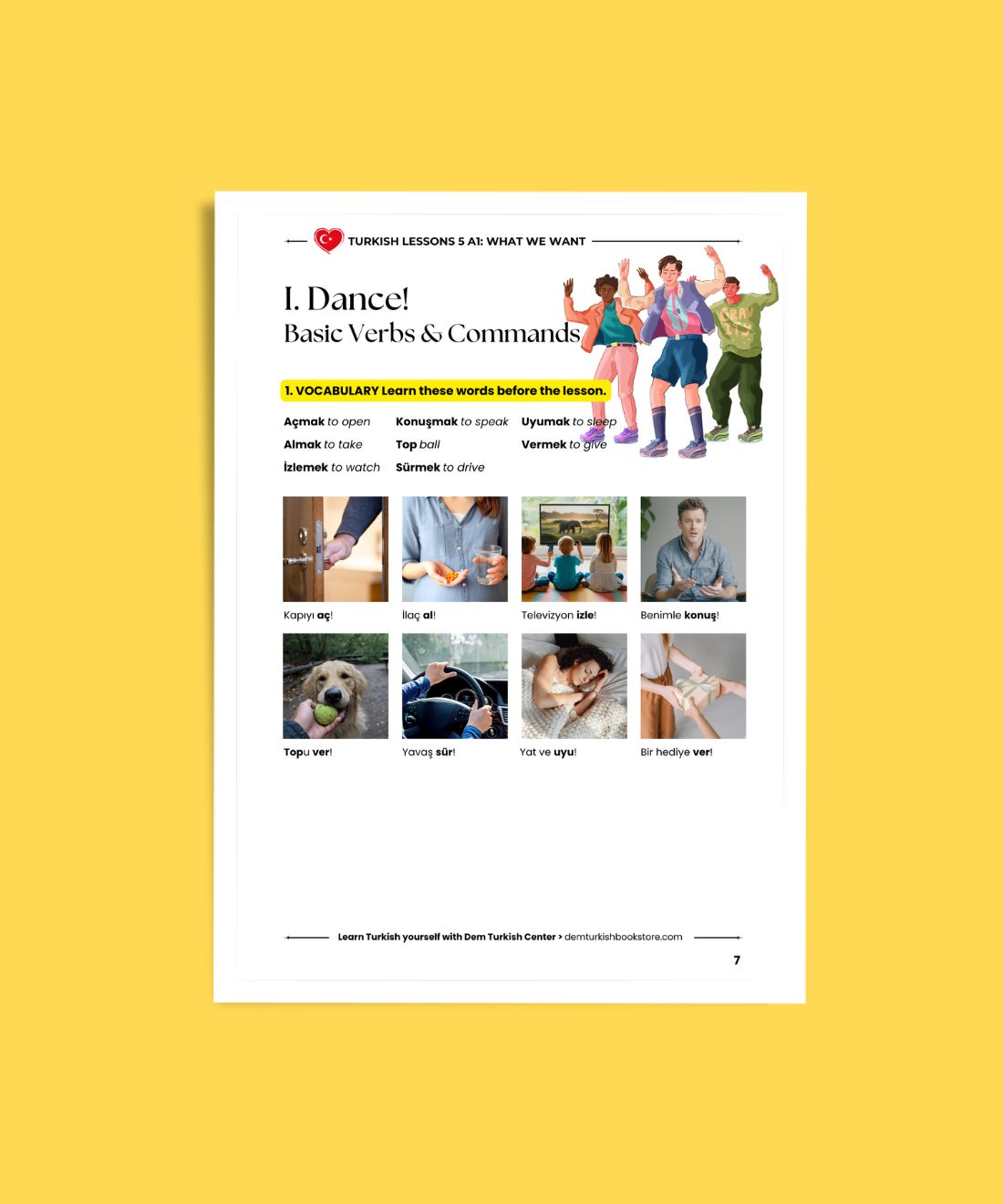 Turkish Lessons A1/5: Basic Verbs & Want