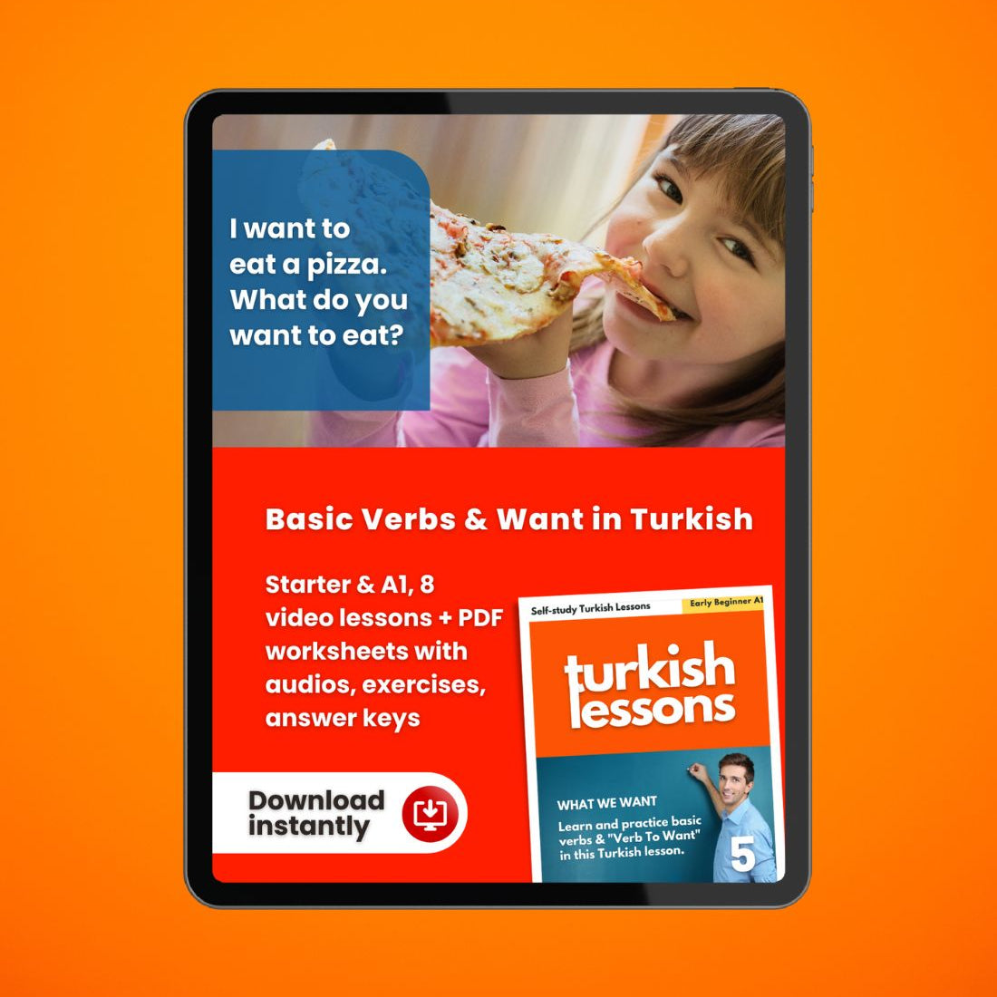 turkish lessons a1 - basic verbs and want in turkish language