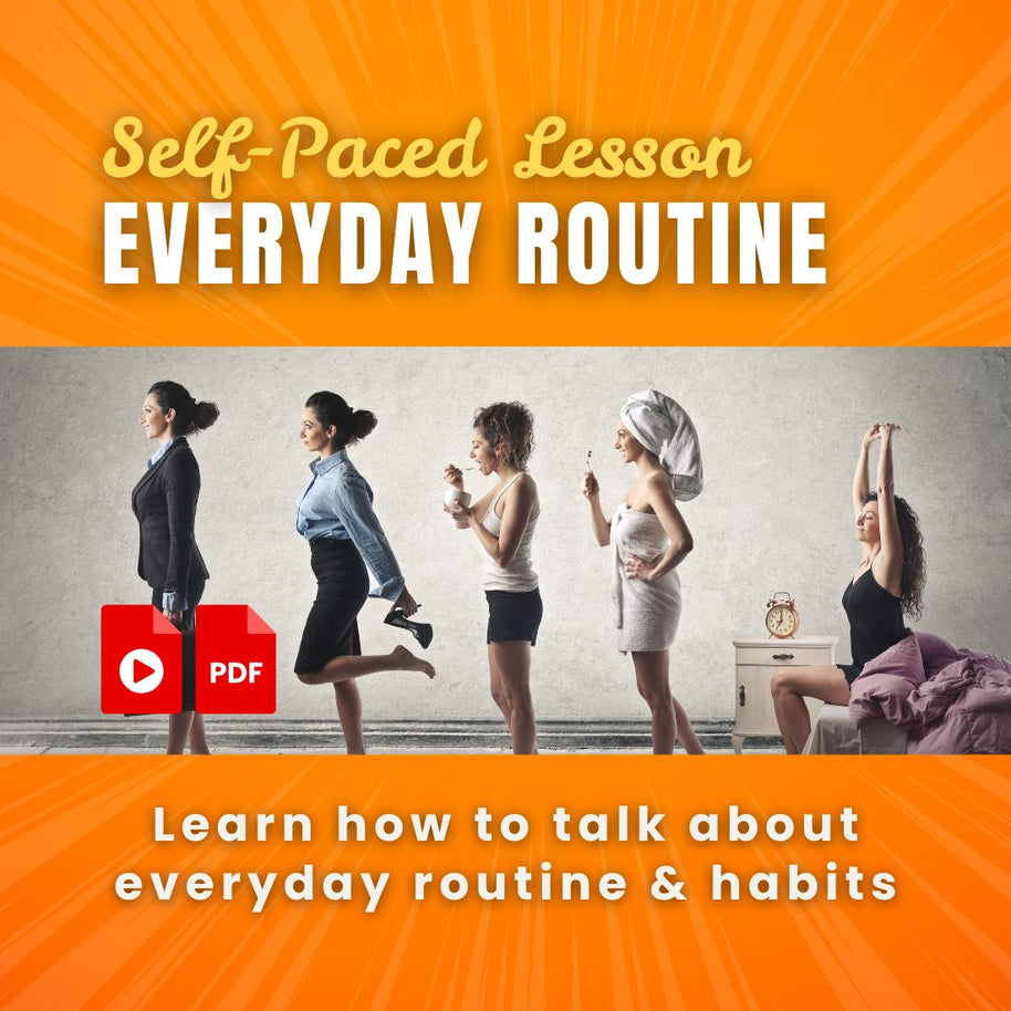 daily routine and habits in turkish language