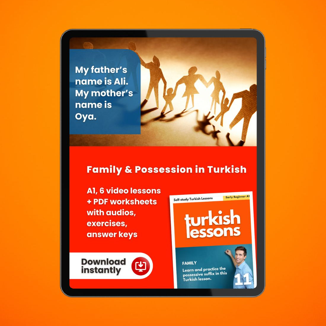 turkish lessons a1 - family in turkish language