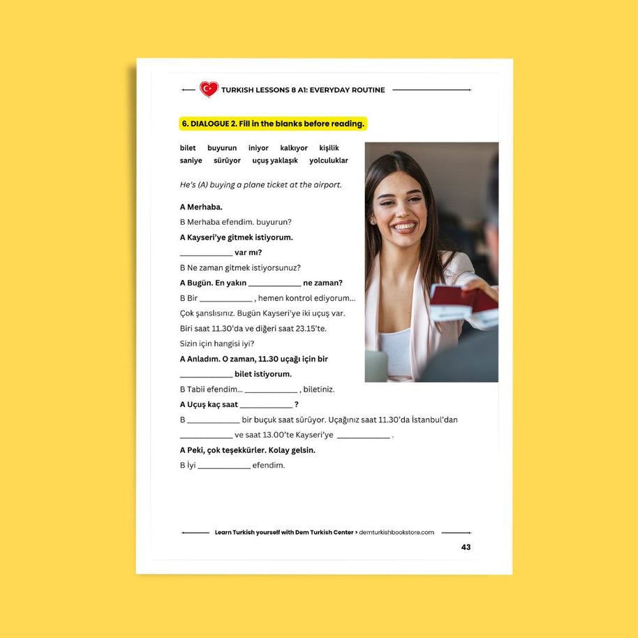 Turkish Lessons A1/8: Everyday Routine & Habits