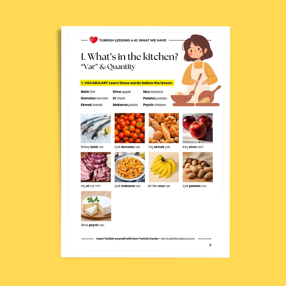 learn var yok in turkish language