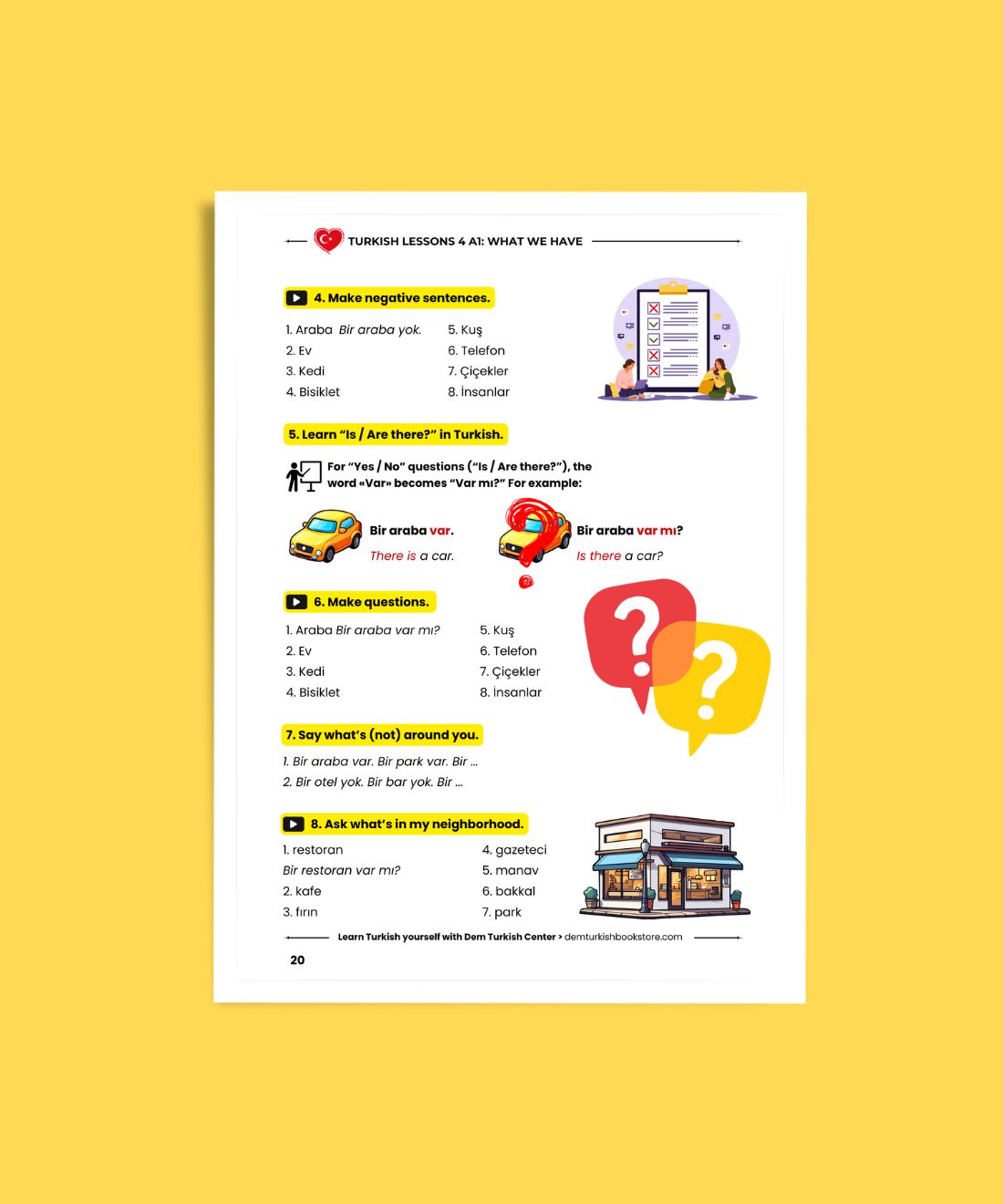 what is var and yok in turkish