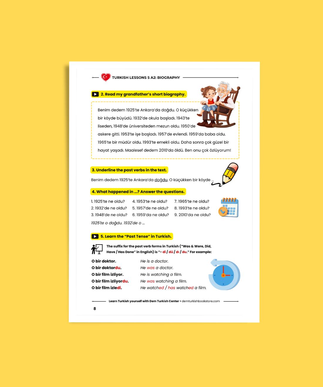 Turkish Lessons A2/5: Biographies