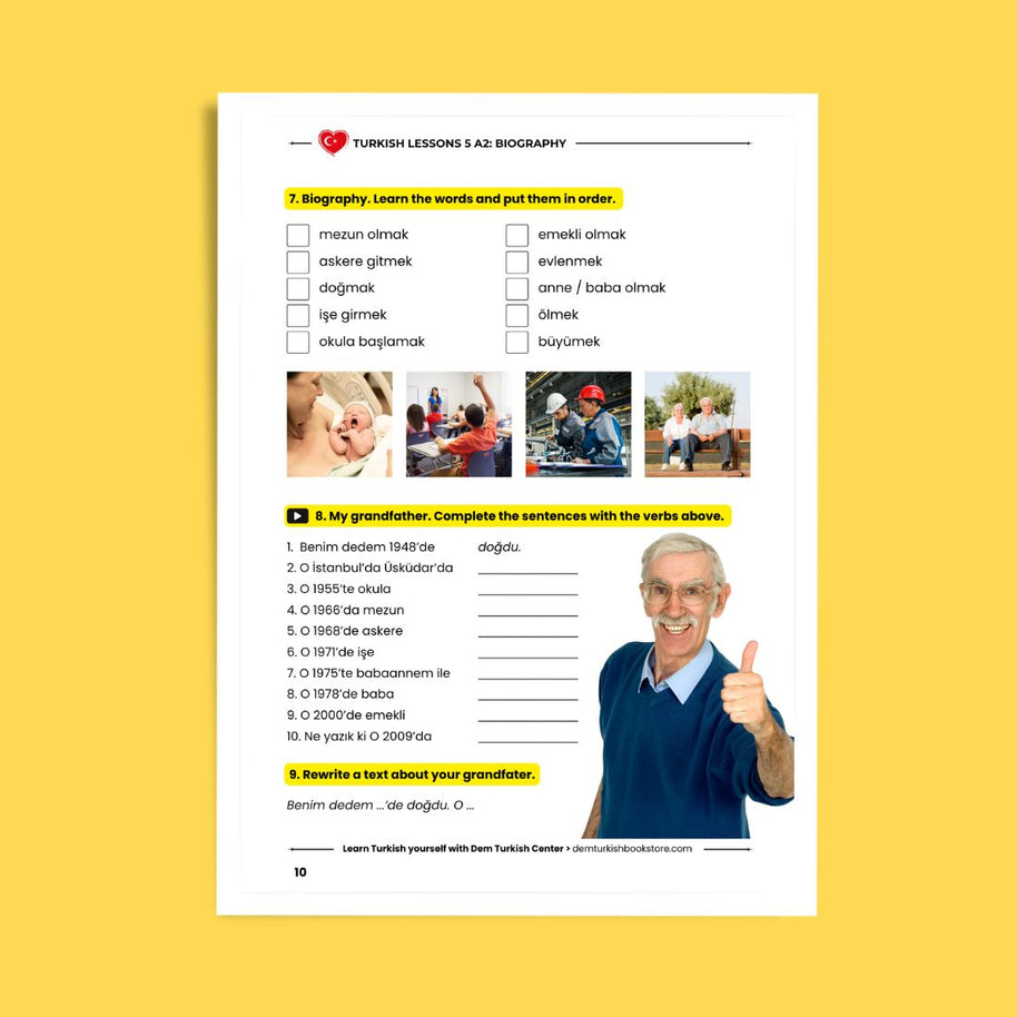 Turkish Lessons A2/5: Biographies