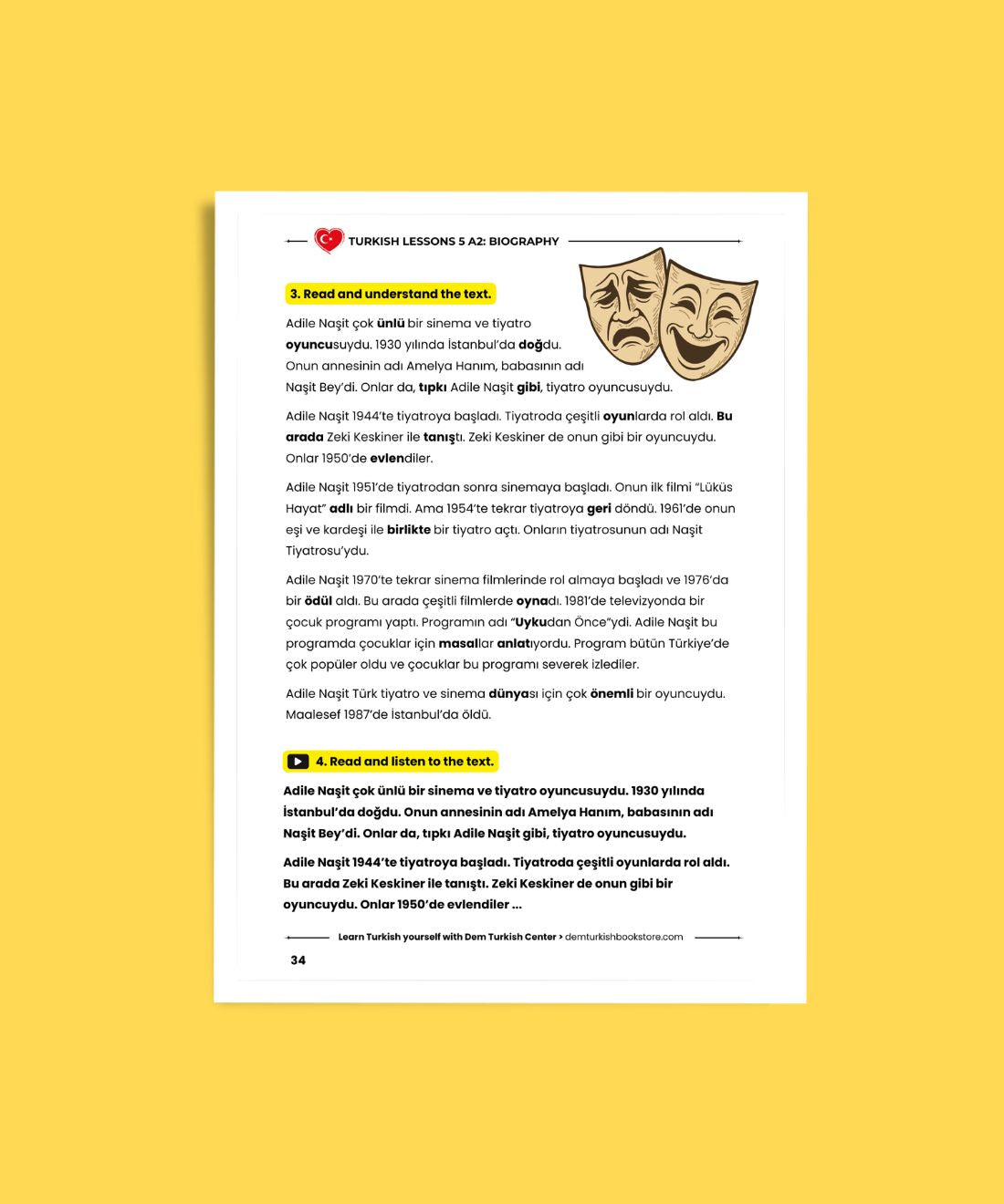 Turkish Lessons A2/5: Biographies