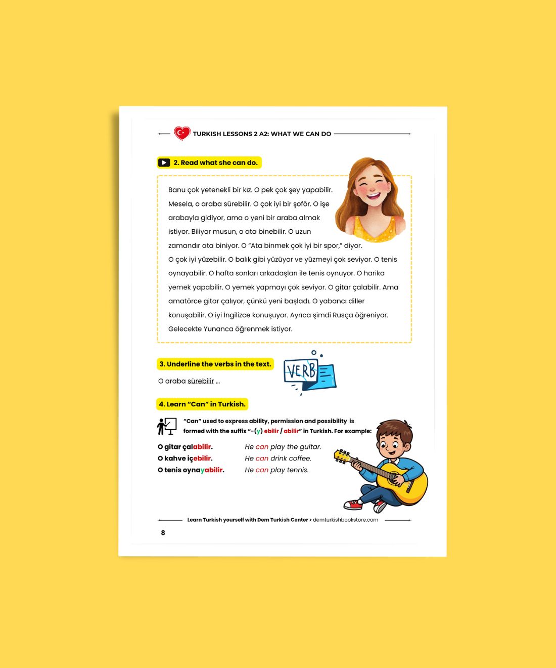 Turkish Lessons A2/2: What We Can Do