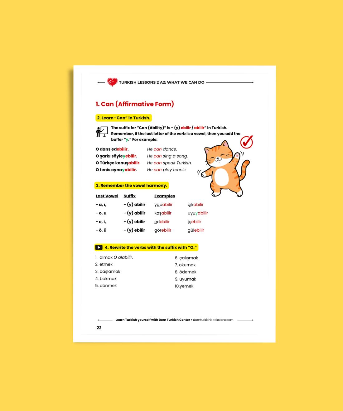 Turkish Lessons A2/2: What We Can Do
