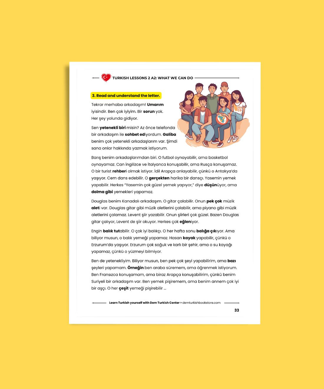 Turkish Lessons A2/2: What We Can Do