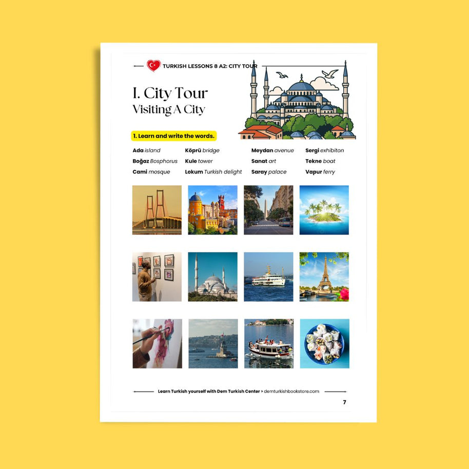 Turkish Lessons A2/8: City Tour