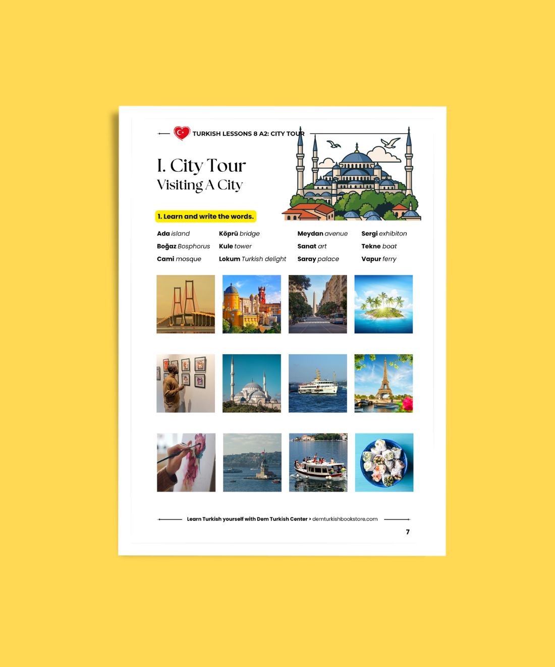 Turkish Lessons A2/8: City Tour