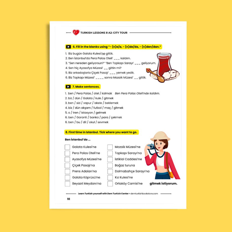 Turkish Lessons A2/8: City Tour