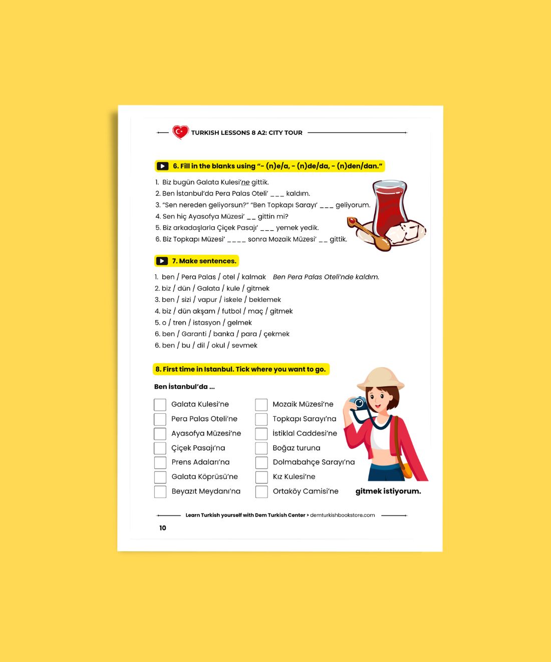 Turkish Lessons A2/8: City Tour