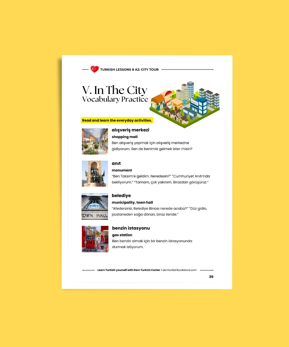 Turkish Lessons A2/8: City Tour