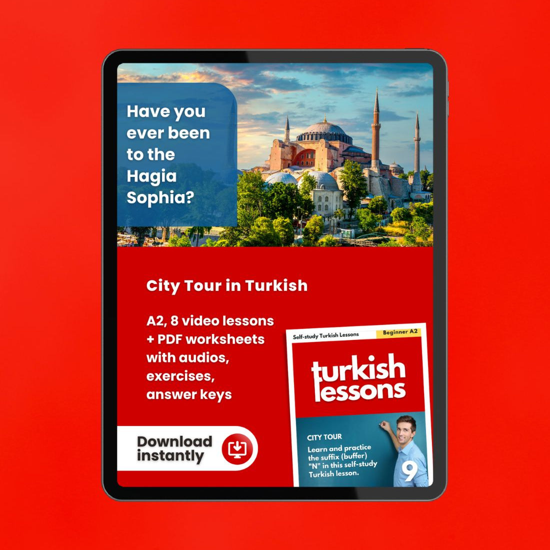 turkish lessons a2 - city tour in turkish language