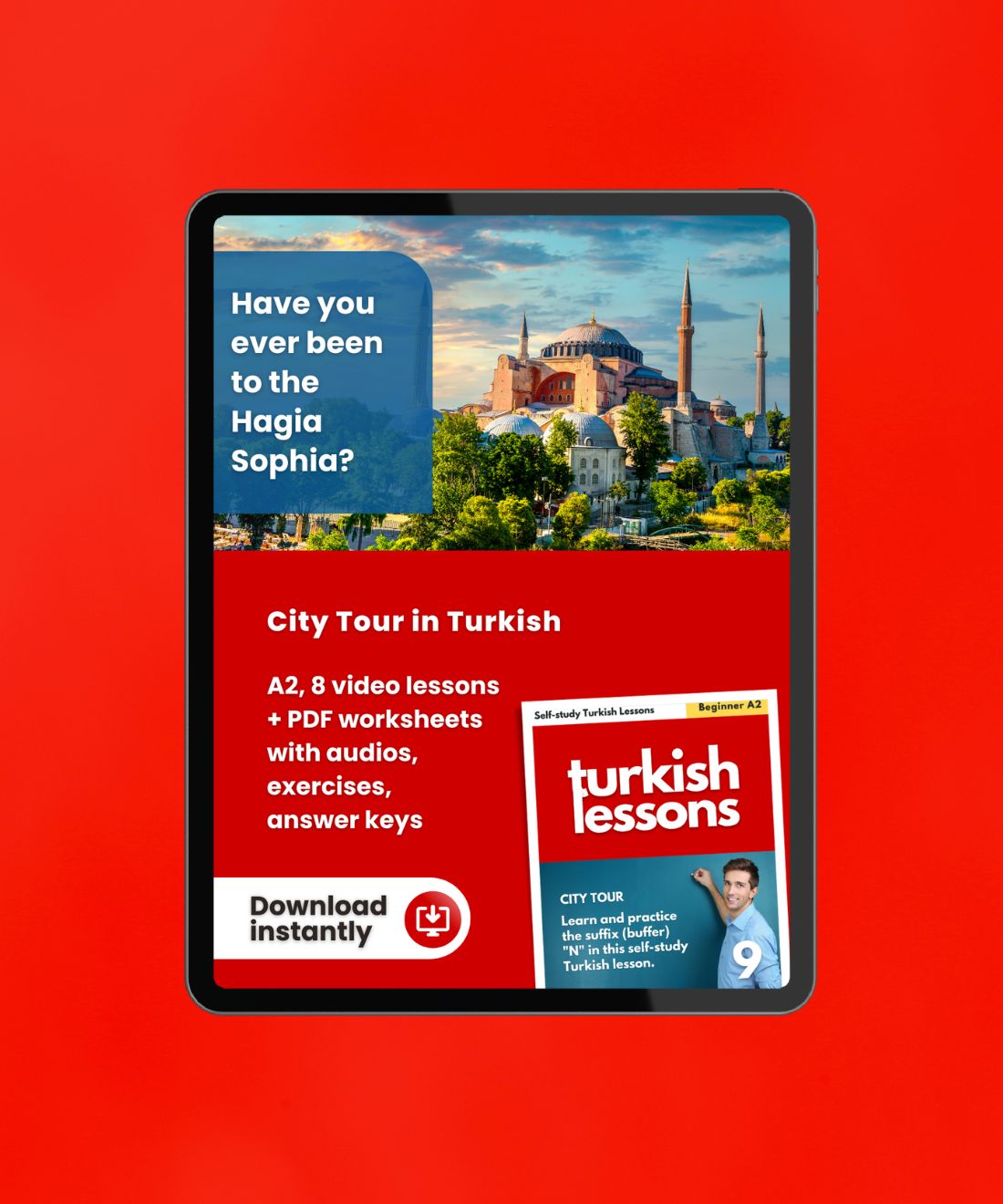 turkish lessons a2 - city tour in turkish language