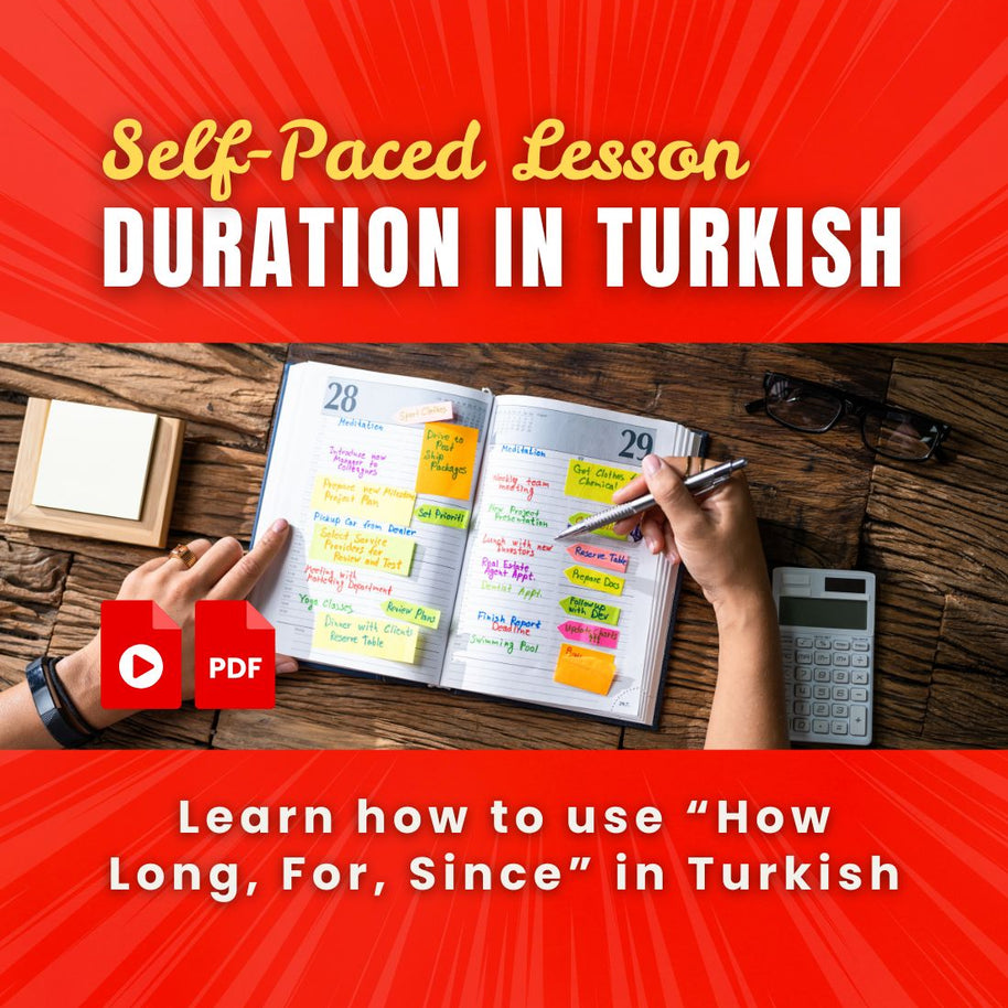 for since in turkish language