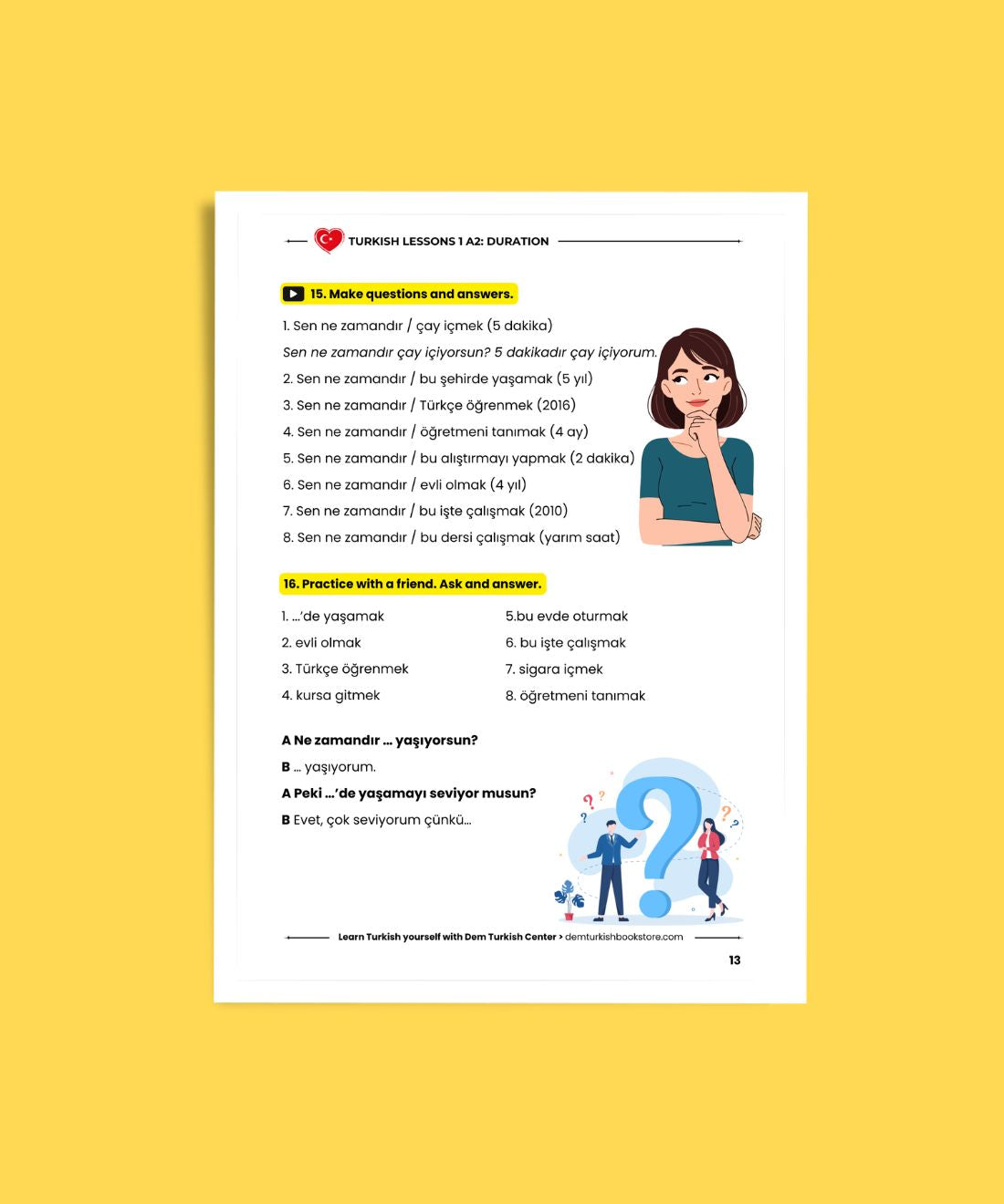 Turkish Lessons A2/1: "How Long" in Turkish