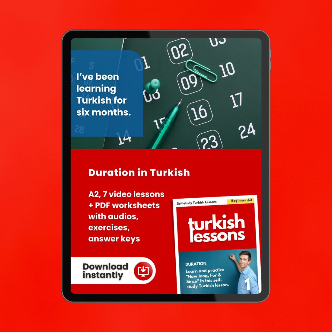 turkish lessons a2 - for and since in turkish language