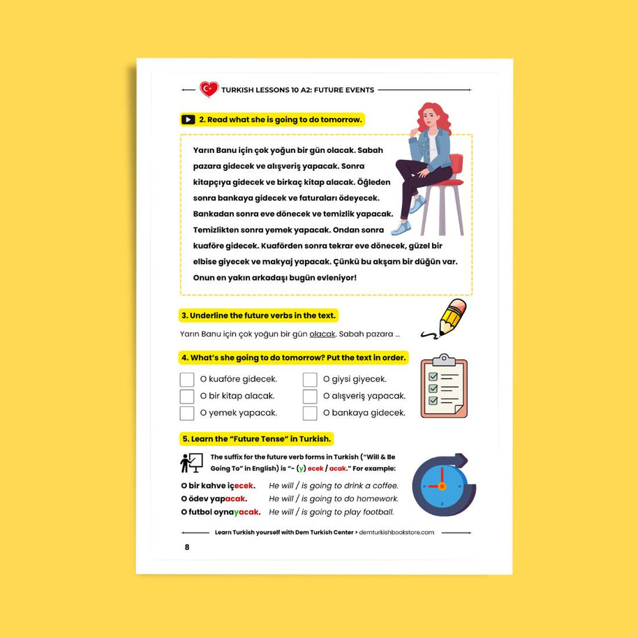 Turkish Lessons A2/10: Future Events