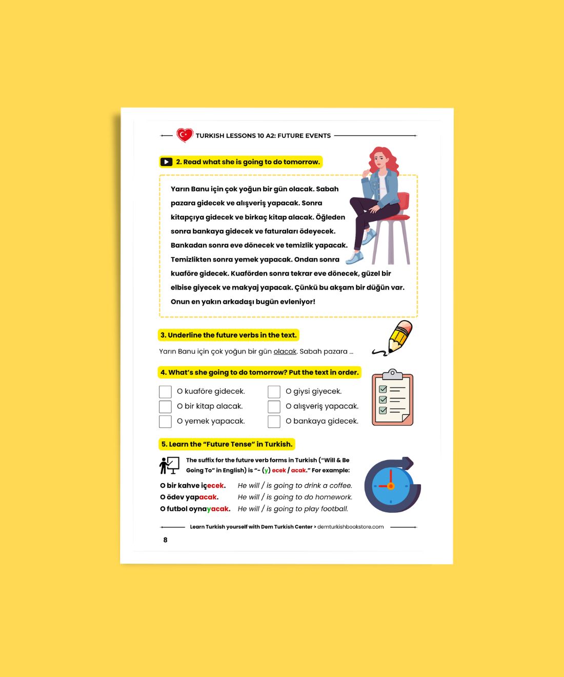 Turkish Lessons A2/10: Future Events